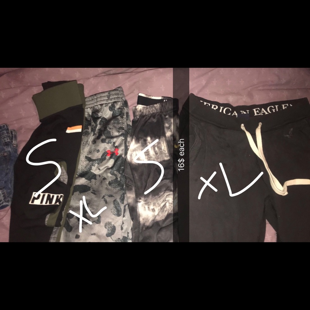 sweatpants 16$ each